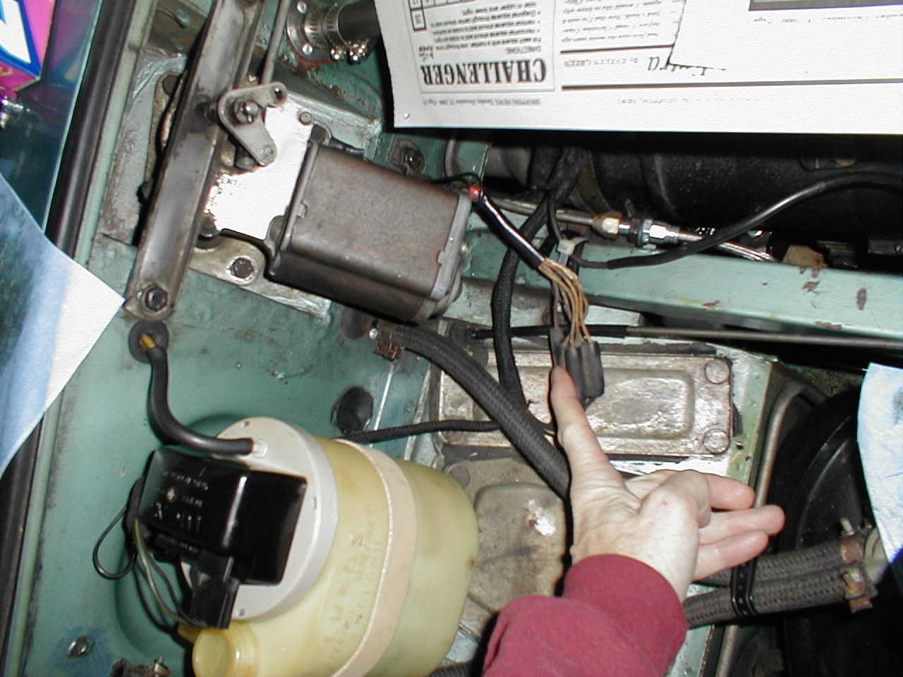 Choke cable routing with pics? EType Jaglovers Forums