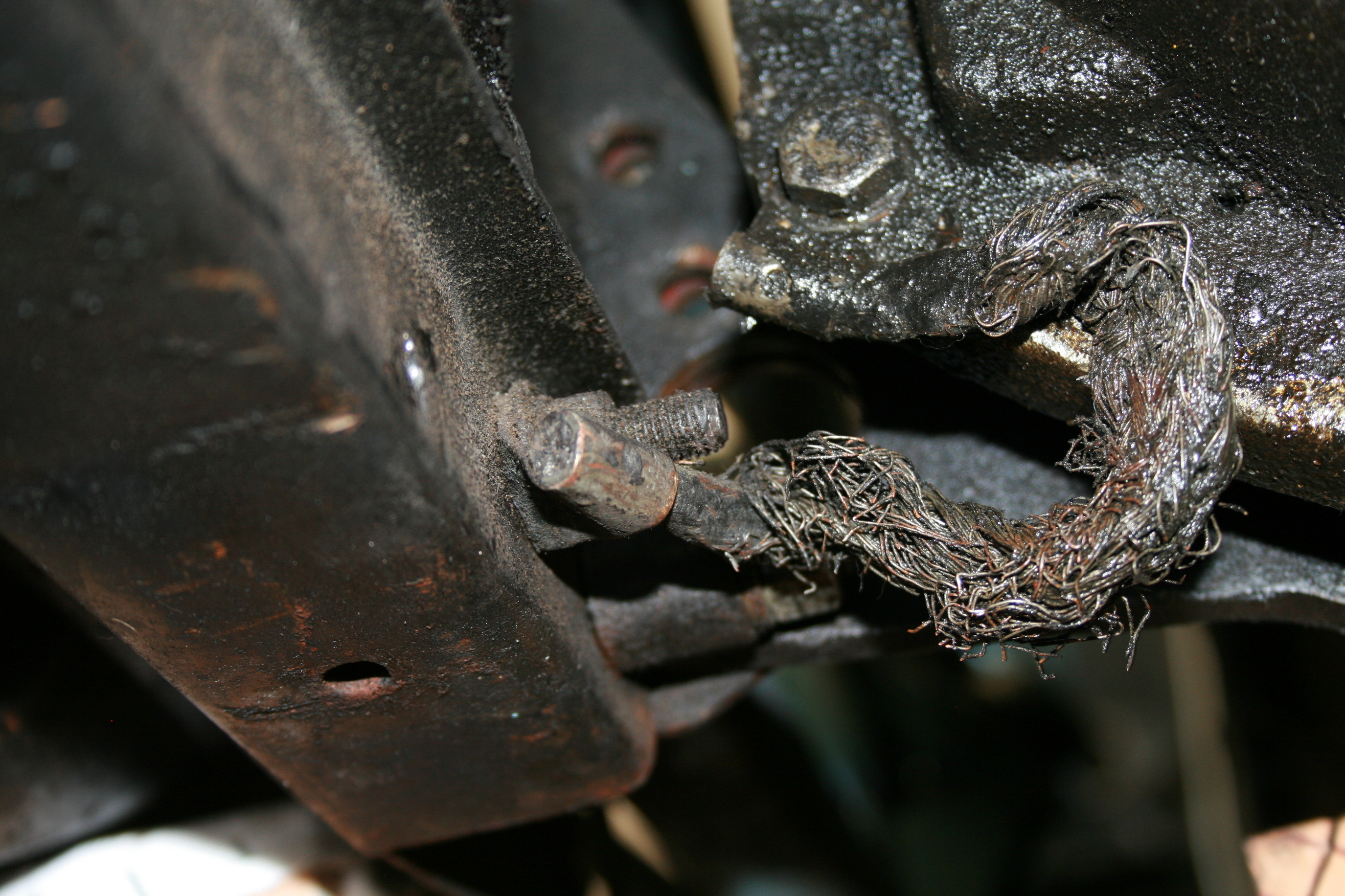 Engine ground strap location EType Jaglovers Forums