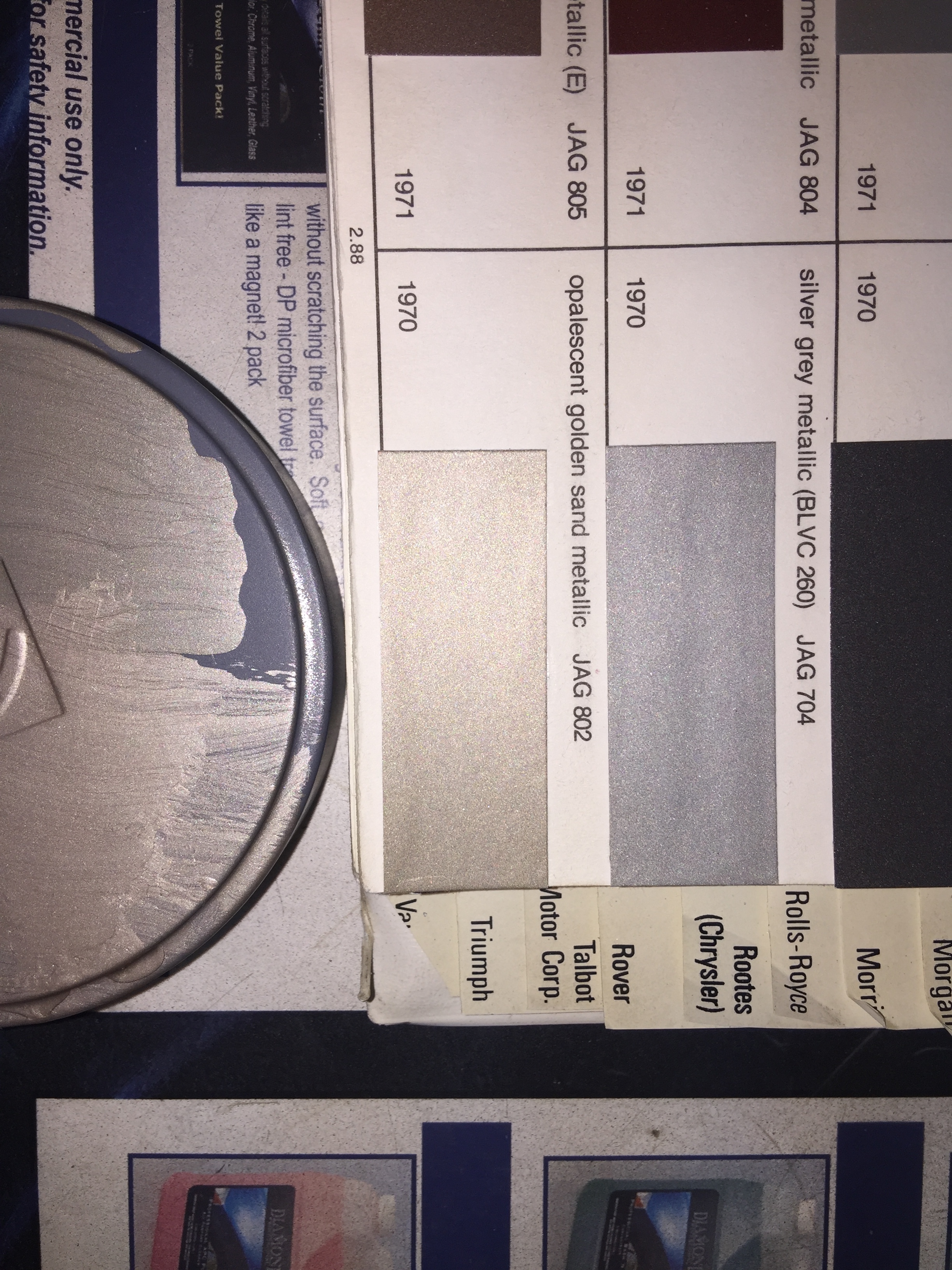 Opal golden sand paint code - E-Type - Jag-lovers Forums