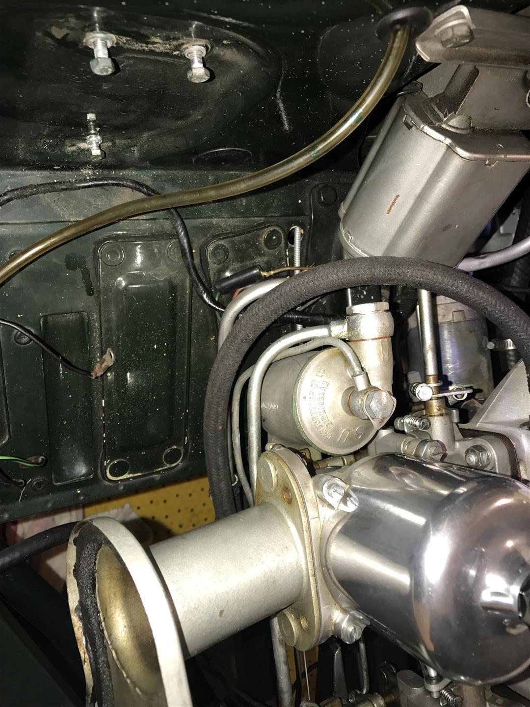 Choke cable routing with pics? EType Jaglovers Forums