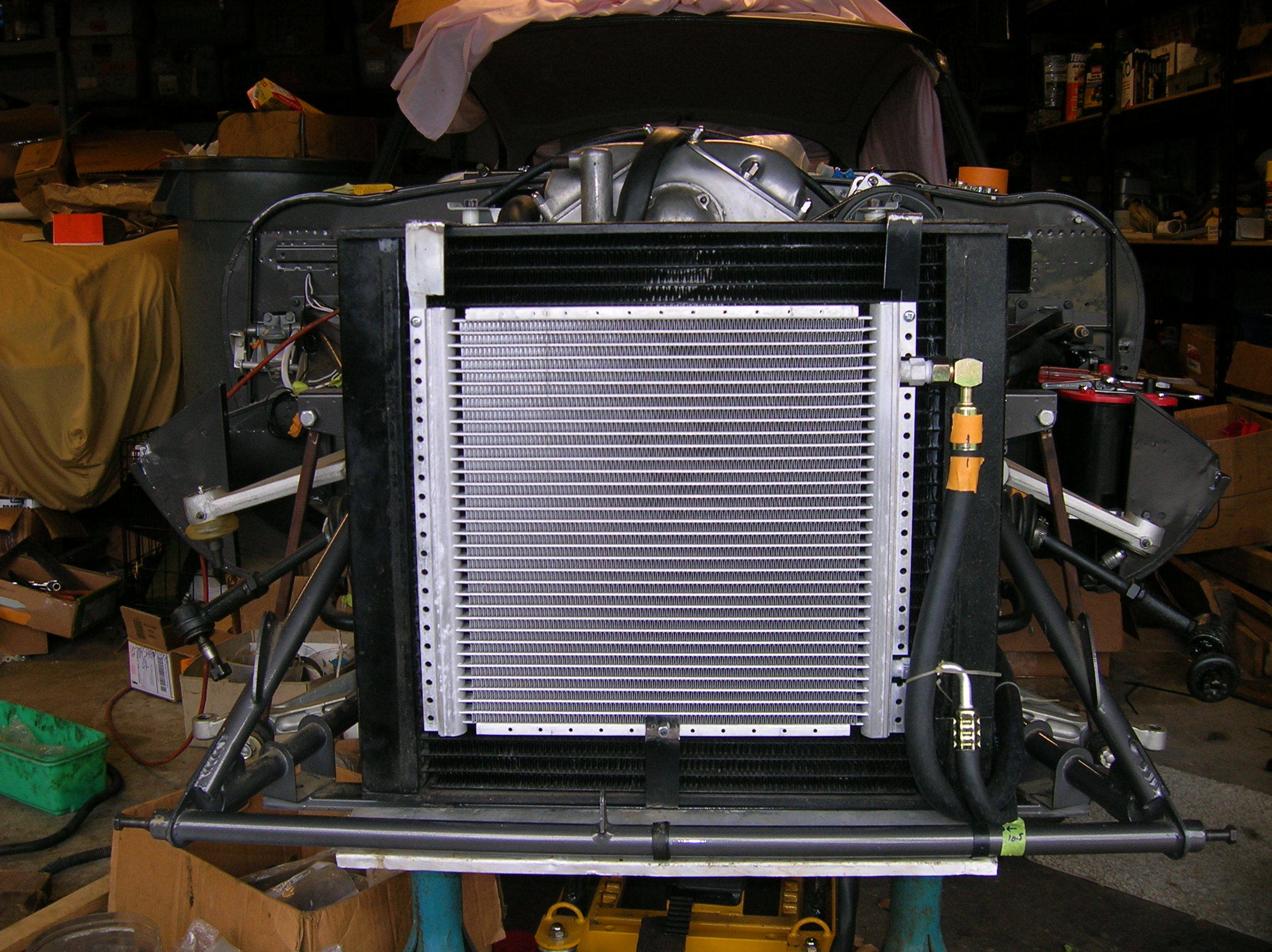 Help, Bonnet hits AC lines (Pics) - E-Type - Jag-lovers Forums